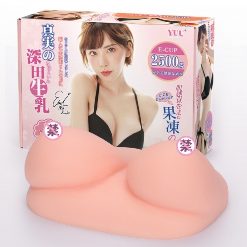 YUU深田咏美生乳仿真美胸男用成人情趣用品性玩具飞机杯名器倒模